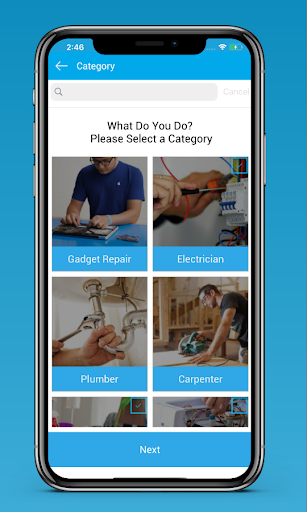 Android application Pro BK Partner screenshort