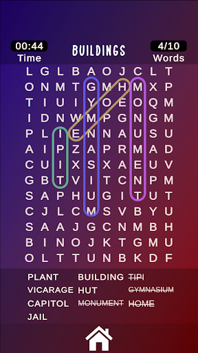 Android application Daily Word Search screenshort