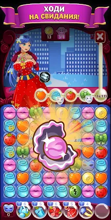 Game screenshot Puzzle of Love: anime date sim mod apk