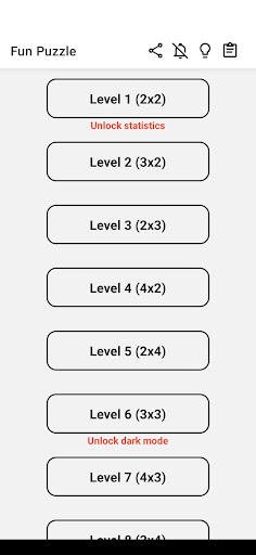 Android application Fun Puzzle screenshort