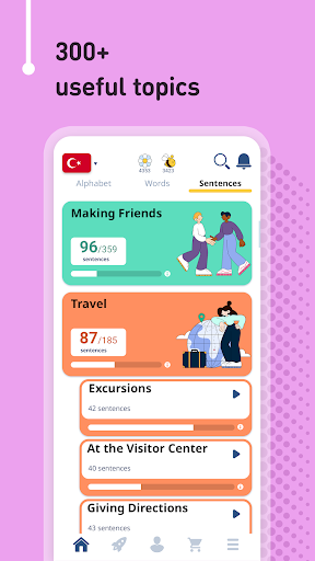 Screenshot of Learn Turkish - 11,000 Words