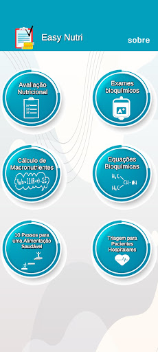 Android application Easy Nutri screenshort