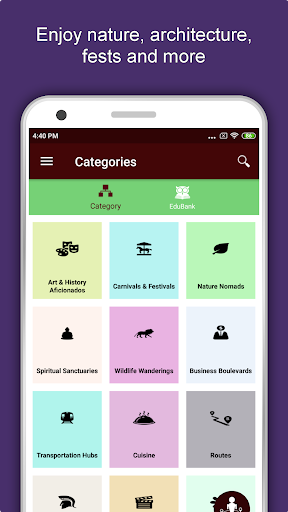 Android application Bucharest Travel & Explore, Of screenshort