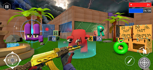 Android application Alphabet FPS Shooting Games 3D screenshort