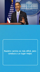 Captura 1 Barack Obama frases inspirador android