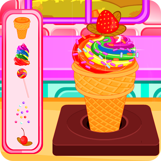 Rainbow Ice Cream Cooking  Icon