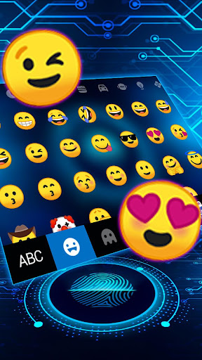 Tech Fingerprint Keyboard Them Screen 3