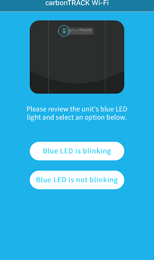 Android application carbonTRACK Wi-Fi screenshort