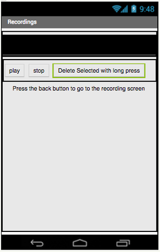 Open Voice Recorder Screen 2