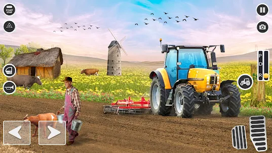 农用拖拉机村游戏
