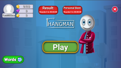 Android application Hangman screenshort