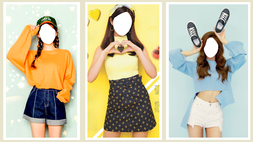 Android application Pretty Outfit Face Changer screenshort