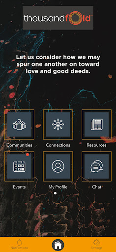 Android application Thousandfold screenshort