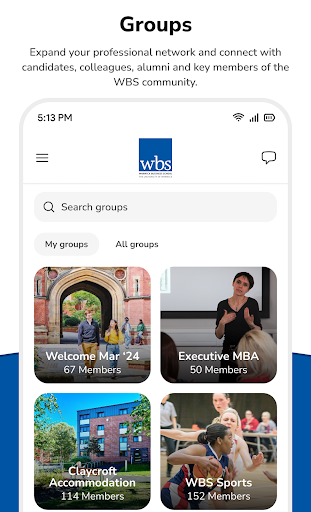 WBS - CampusConnect Screen 3