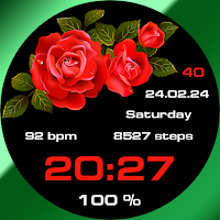 EY33 Red Roses Watchface