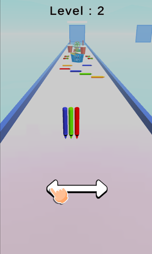 New Pencil Run Rush 3D