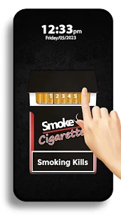 Экран блокировки коробк сигаре