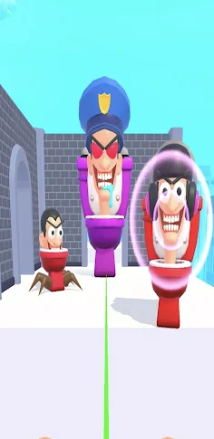 Toilet Monster Zombie Fight - Screenshot 2