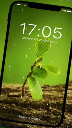 Watery screen live wallpaper
