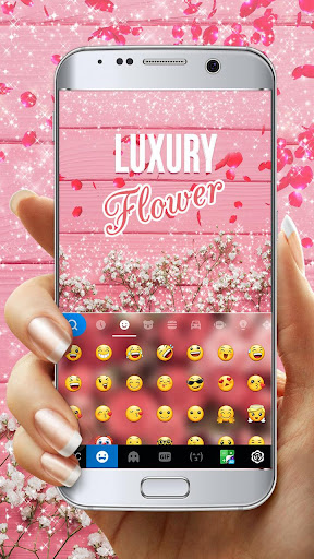 Luxury Rose Keyboard Theme Screen 2