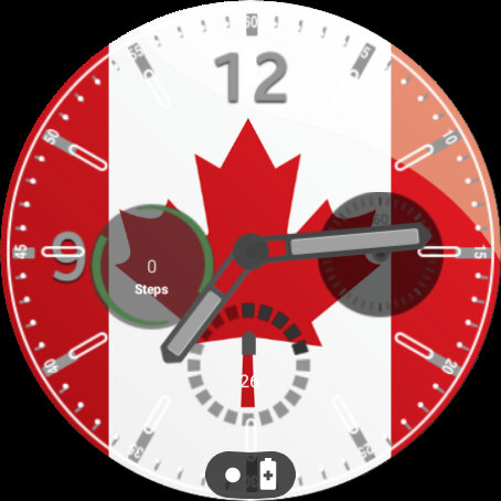 Canada Flag Watchface - 1.0.0 - (Android)