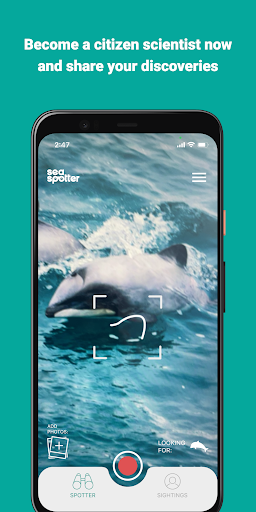 Android application SeaSpotter screenshort