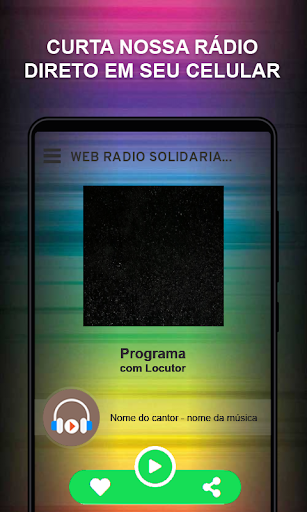 WEB RADIO SOLIDARIA Screenshot