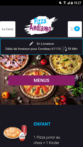 Andiamo Pizza Screen 3