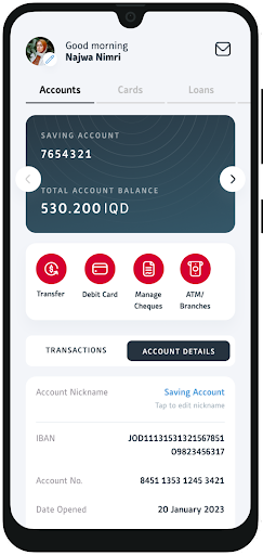 National Bank of Iraq Screen 3