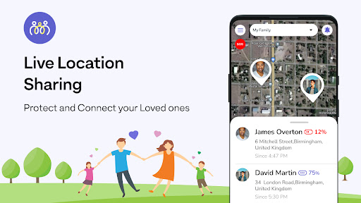 Android application Family Locator - GPS Tracking screenshort
