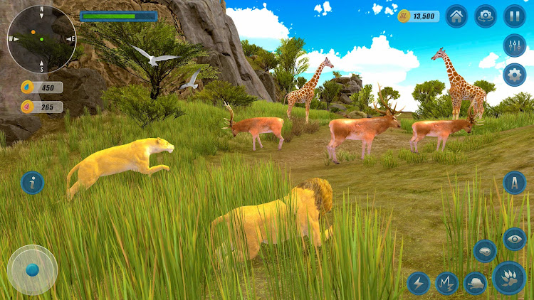 Lion Simulator Wild Animal Sim - 4 - (Android)