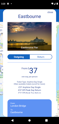 TrainFinder - get cheap trains Screen 2