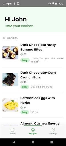Recipe Finder Screen 2