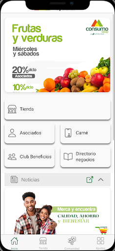 Consumo Coop Screen 3