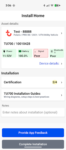 App screenshot