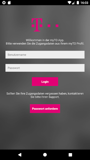 Android application myTO screenshort
