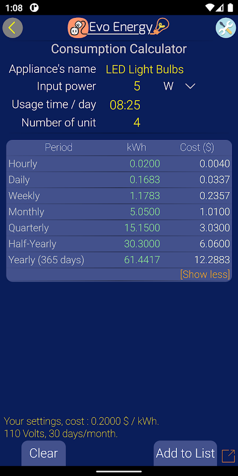 EvoEnergy - Calculator Premiumのおすすめ画像2
