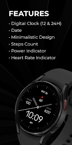 Captura de Pantalla 13 Regarder Minimal 65 Watch Face android
