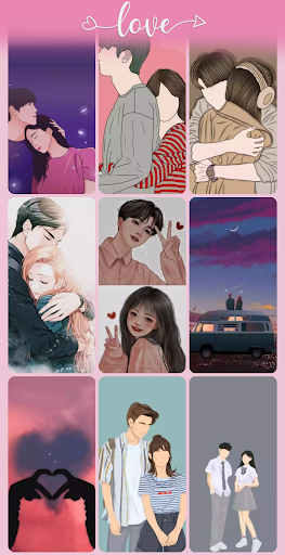 Android application Love Wallpapers screenshort