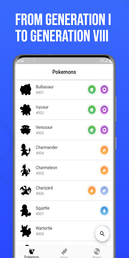 Android application ProtoDex screenshort