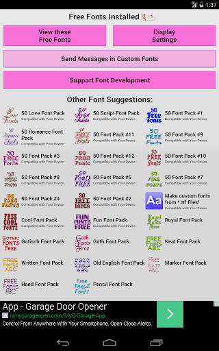 Fonts for FlipFont 50 #6 4.0.4 Screenshots 10