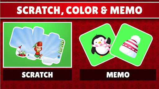 Android application Christmas Color & Scratch screenshort