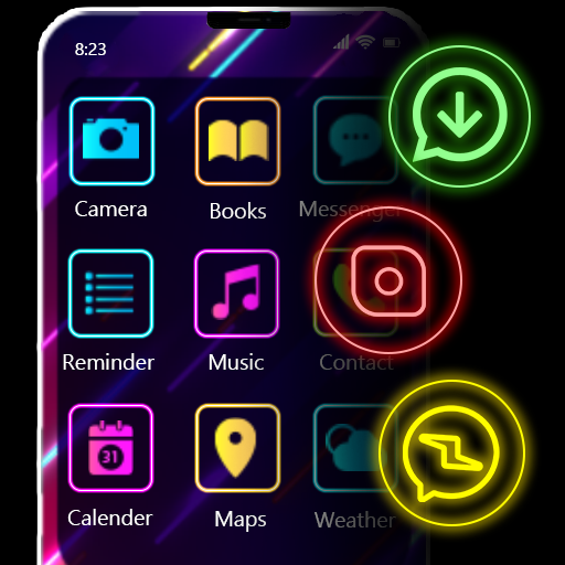Neon Icon Designer & Changer - Ứng Dụng Trên Google Play