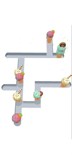 Android application IceCream Merge 3 screenshort