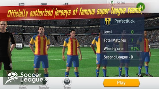 Soccer league Screenshot