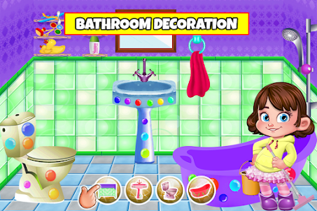 Doll House Bathroom Cleaning