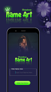 Captura 2 Arte de nombres - Shadow My Na android