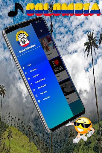 Android application Emisoras de Colombia screenshort