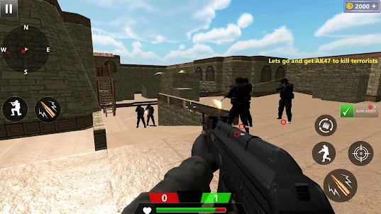 FPS Gun Game 3D :ألعاب الرماية
