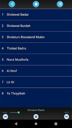 Sholawat Nabi MP3 Offline Leng Screen 3